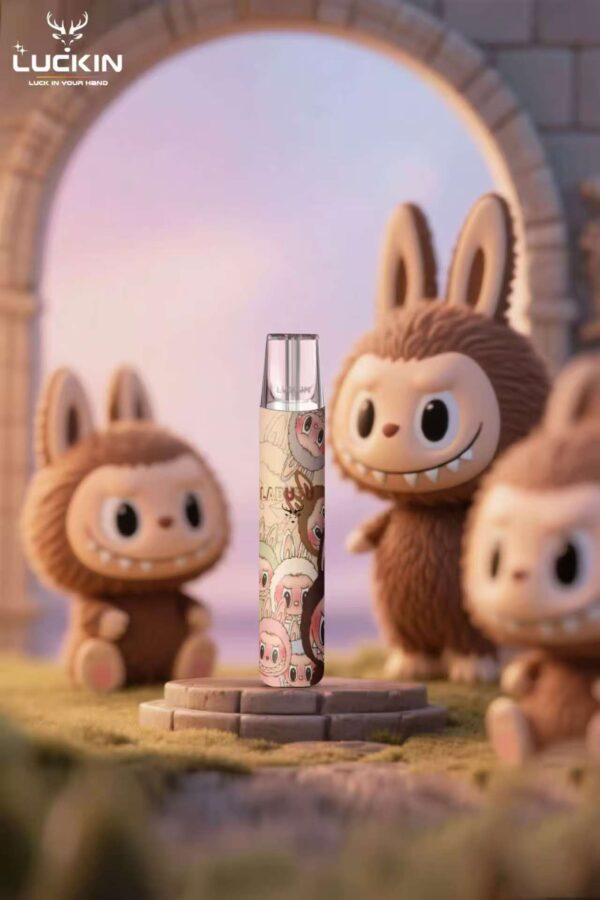 幸運主機×泡泡馬特拉布布Labubu潮玩聯名款:兩段式通用一代煙彈 台灣發貨:圖片 4