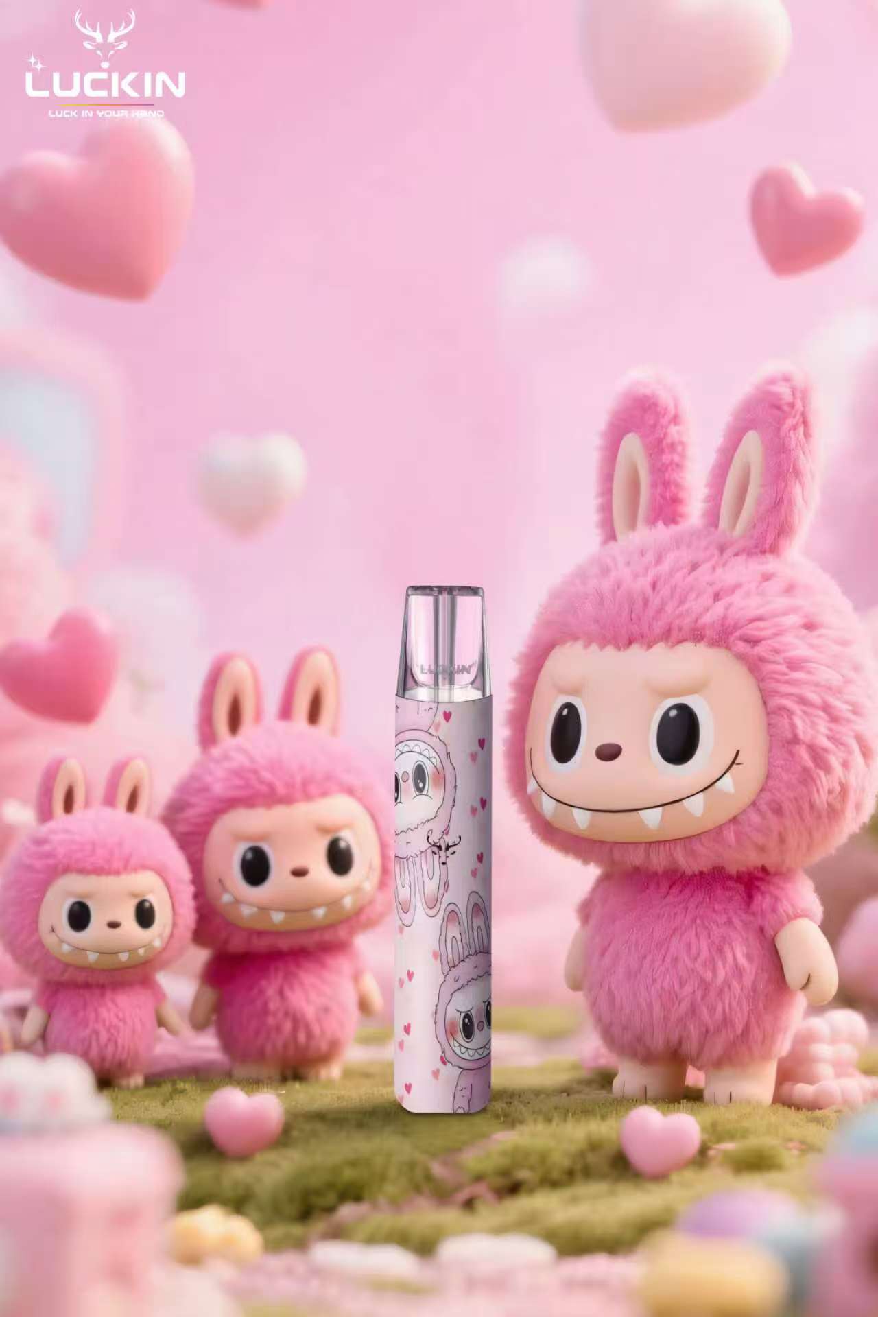 幸運主機×泡泡馬特拉布布Labubu潮玩聯名款:兩段式通用一代煙彈 台灣發貨:圖片 2