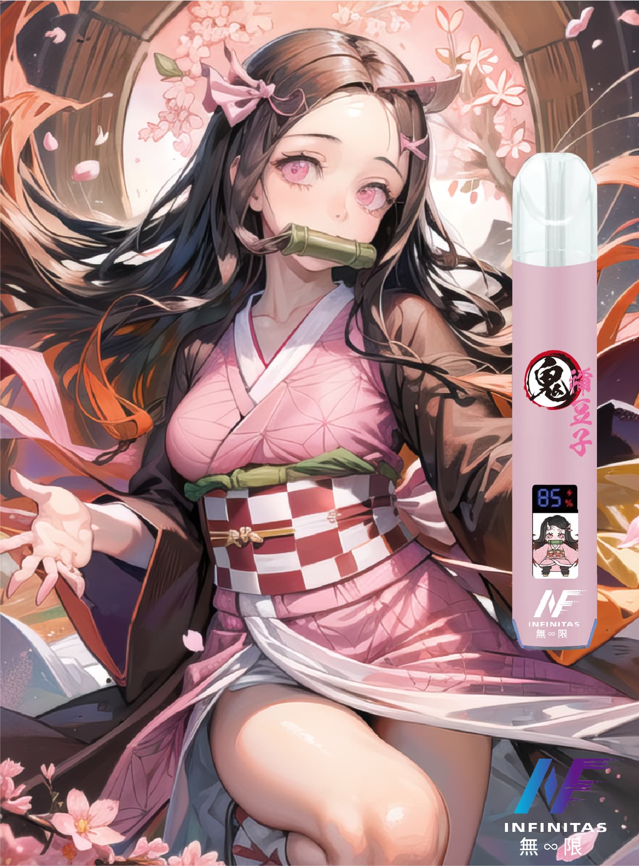 【联名款】INF聯名EVO主機 鬼滅之刃動漫聯名主機 通用四/五/六代煙彈:圖片 2