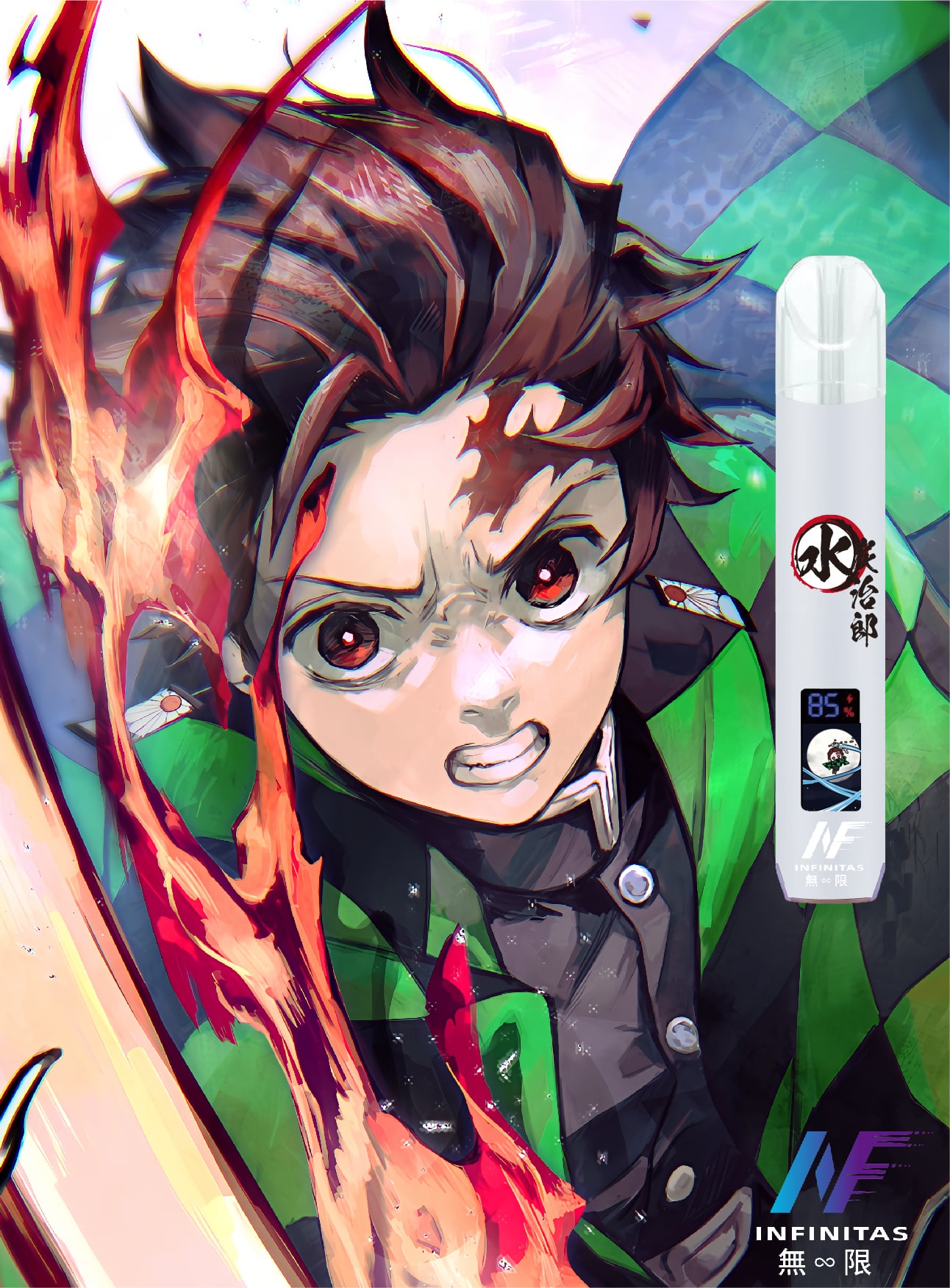 【联名款】INF聯名EVO主機 鬼滅之刃動漫聯名主機 通用四/五/六代煙彈:圖片 5