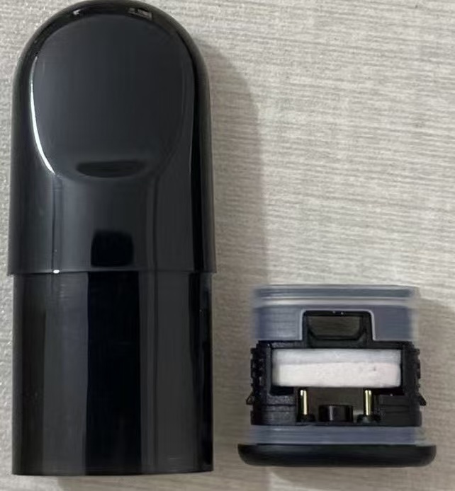 悅刻空煙彈|1.8ml空倉|黑底陶瓷芯|不漏油|通用五代主機|不发光空彈| 上下底灌空倉